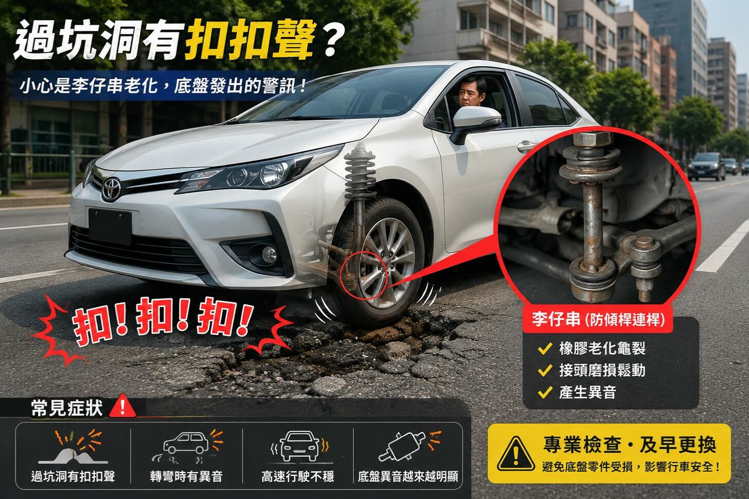 李仔串壞掉的常見症狀