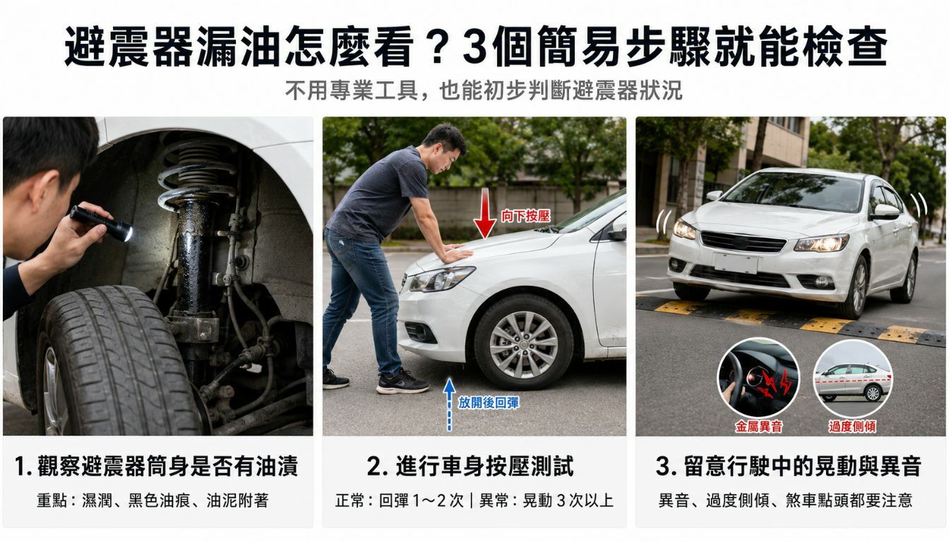避震器漏油怎麼看？