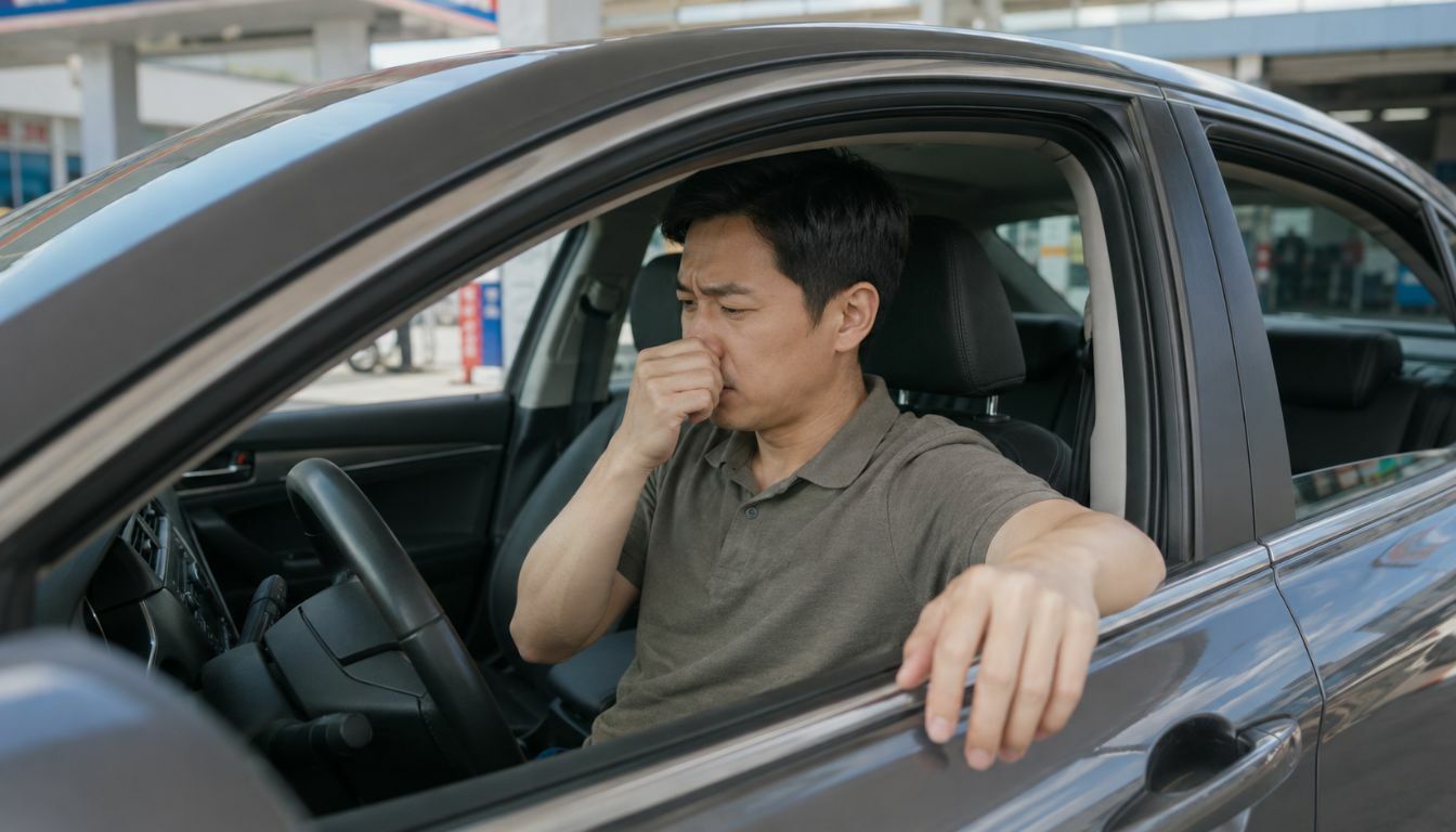 車內有汽油味